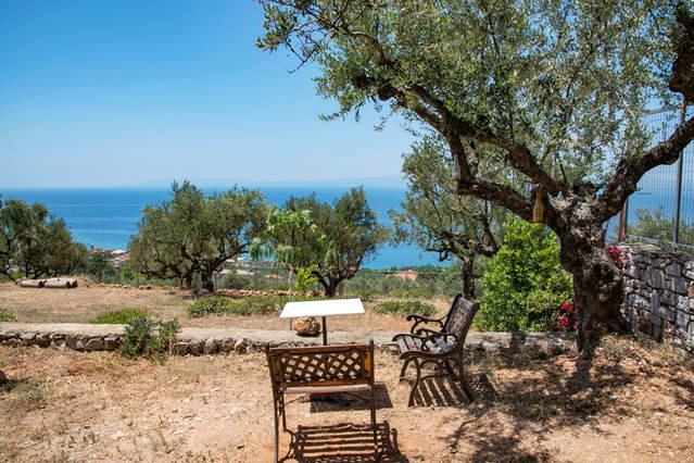 Sea And Mountain View Villa Kalamata Bagian luar foto