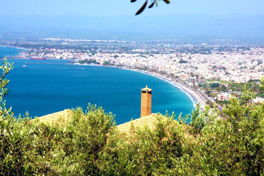 Sea And Mountain View Villa Kalamata Bagian luar foto